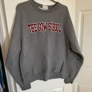 Vintage private school crew neck sweatshirt.
